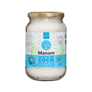 Aceite de Coco Organico 500ml Marca Manare