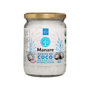Aceite de Coco Sin Olor y Sin Sabor 500ml Marca Manare