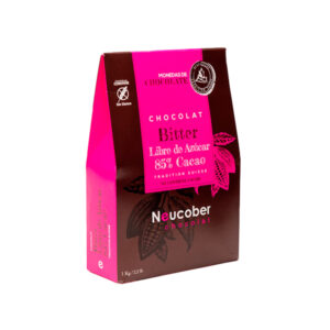 Chocolate 85% Cacao sin Azucar y sin Gluten Marca Neucober 1Kg