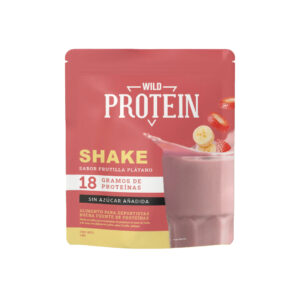 Batido Proteico Shake Frutilla Platano  1kg Wild Protein