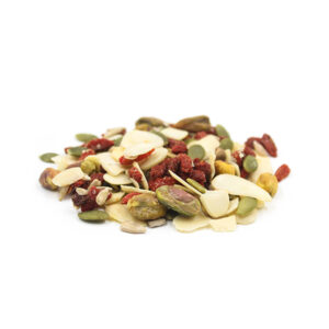 MIX CARDIO VITALIDAD Alemendra Laminada, Pistacho Sin cascara Natural, Maravilla, Zapallo, Goji.
