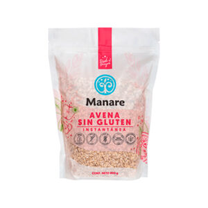 Avena sin Gluten Instantánea 800gr Marca Manare
