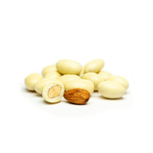 Almendra cubierta de Chocolate Blanco Alval