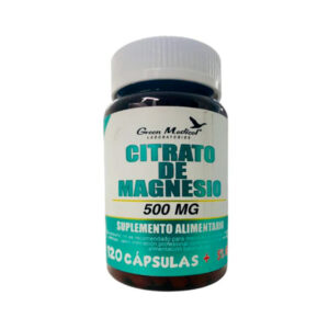 Citrato de Magnesio 120 Capsula green Medical