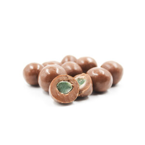 Manzana Verde Cubierta de chocolate 26% cacao  Alval