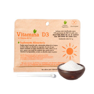 Vitamina D3 son 125 Porciones Marca Dulzura Natural