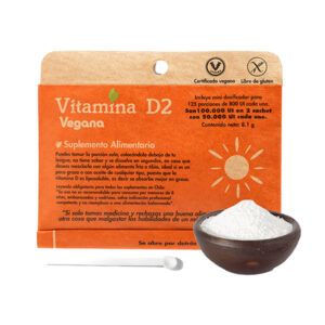 Vitamina D2 son 125 Porciones Marca Dulzura Natural