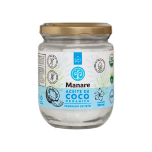 Aceite de Coco Organico  200ml Marca Manare