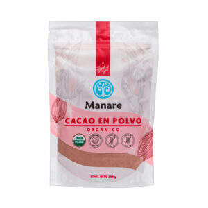 Cacao En Polvo Organico 200g Marca Manare