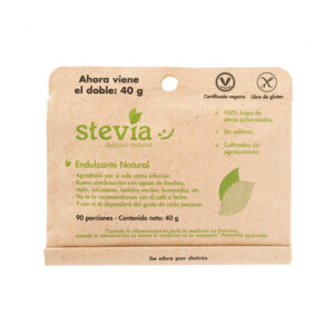 Stevia Pura en Hoja 40g Marca Dulzura Natural