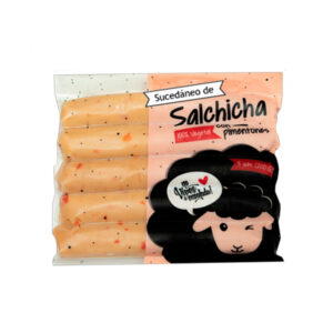 Salchicha Vegetal Con Pimentón Morrón Marca Eco veg