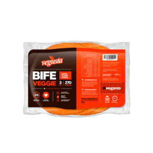 Bife Veggie Lomo 270KL 3unidades Marca Vegusta