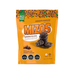 Galletas de Arroz  Chocolate Naranja 150 gr Mizos familiar