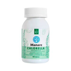 Chlorella Organica 180 Tabletas Marca Manare