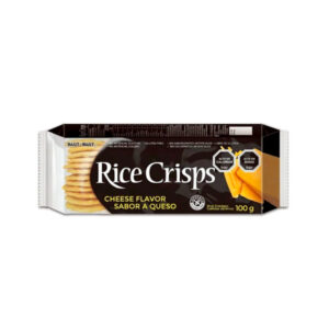 Galleta de Arroz Sabor Queso 100gr Marca Rice Crisps