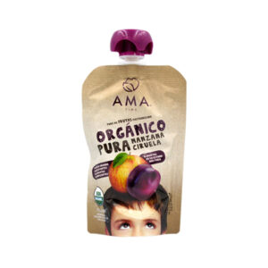 Pure De Frutas y Verduras  Manzana Ciruela  90KL Marca Ama
