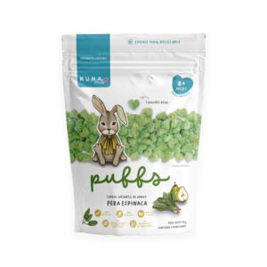 Puff Sabor Pera Espinaca 50gr Marca Kuna Foods