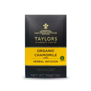 Organic Chamomile Caja de Bolsas 20 Unidades Taylors