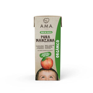 Jugo de Manzana Organico 200cc Marca Ama