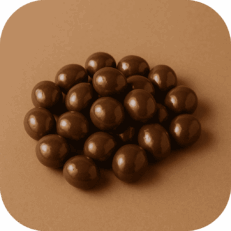 FRUTOS CON CUBIERTA DE CHOCOLATE